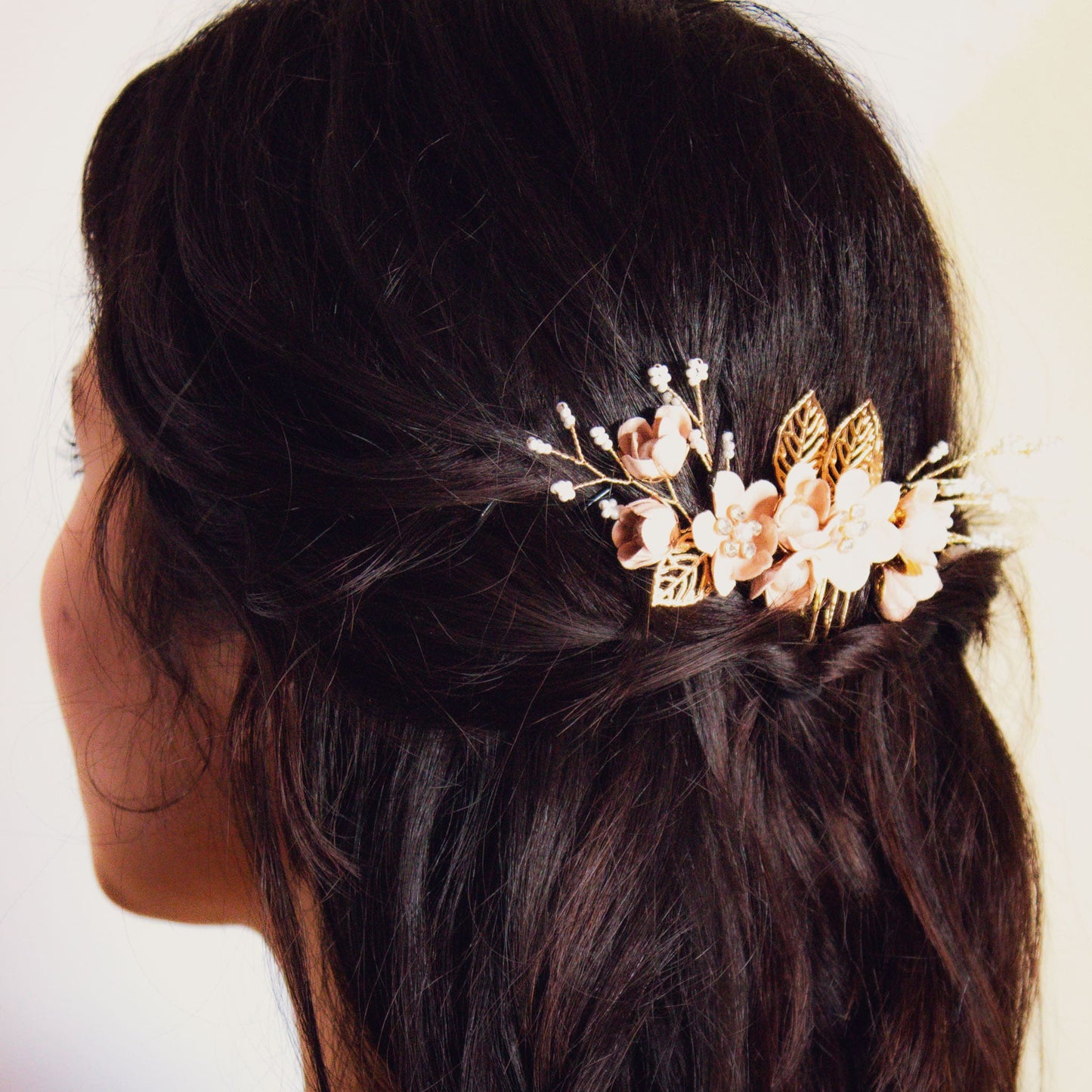 Tocados Rose Gold 'Jardín Secreto'