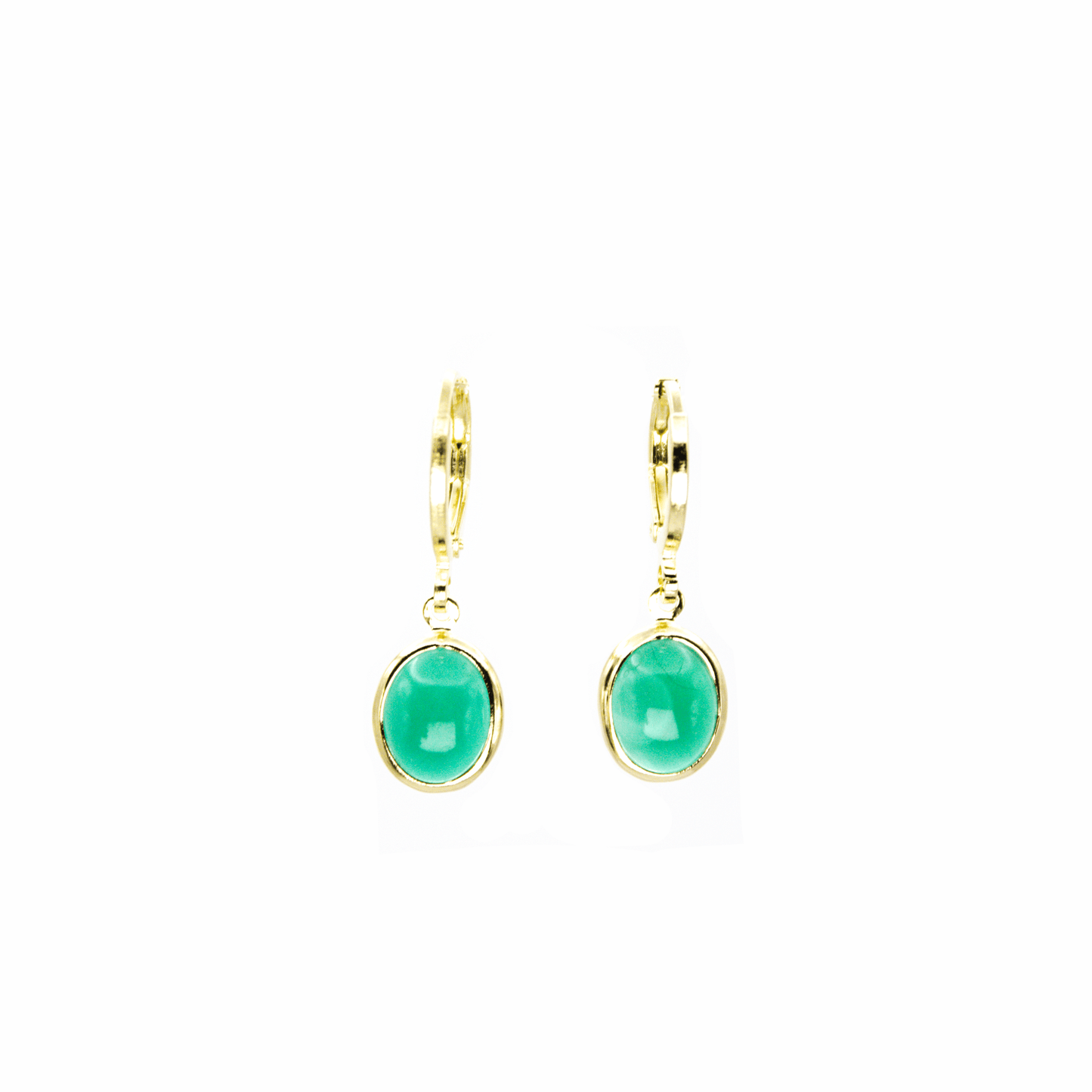 Aros Amazona enchape en oro