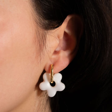 Aros Flor Brisa Handmade Modelo