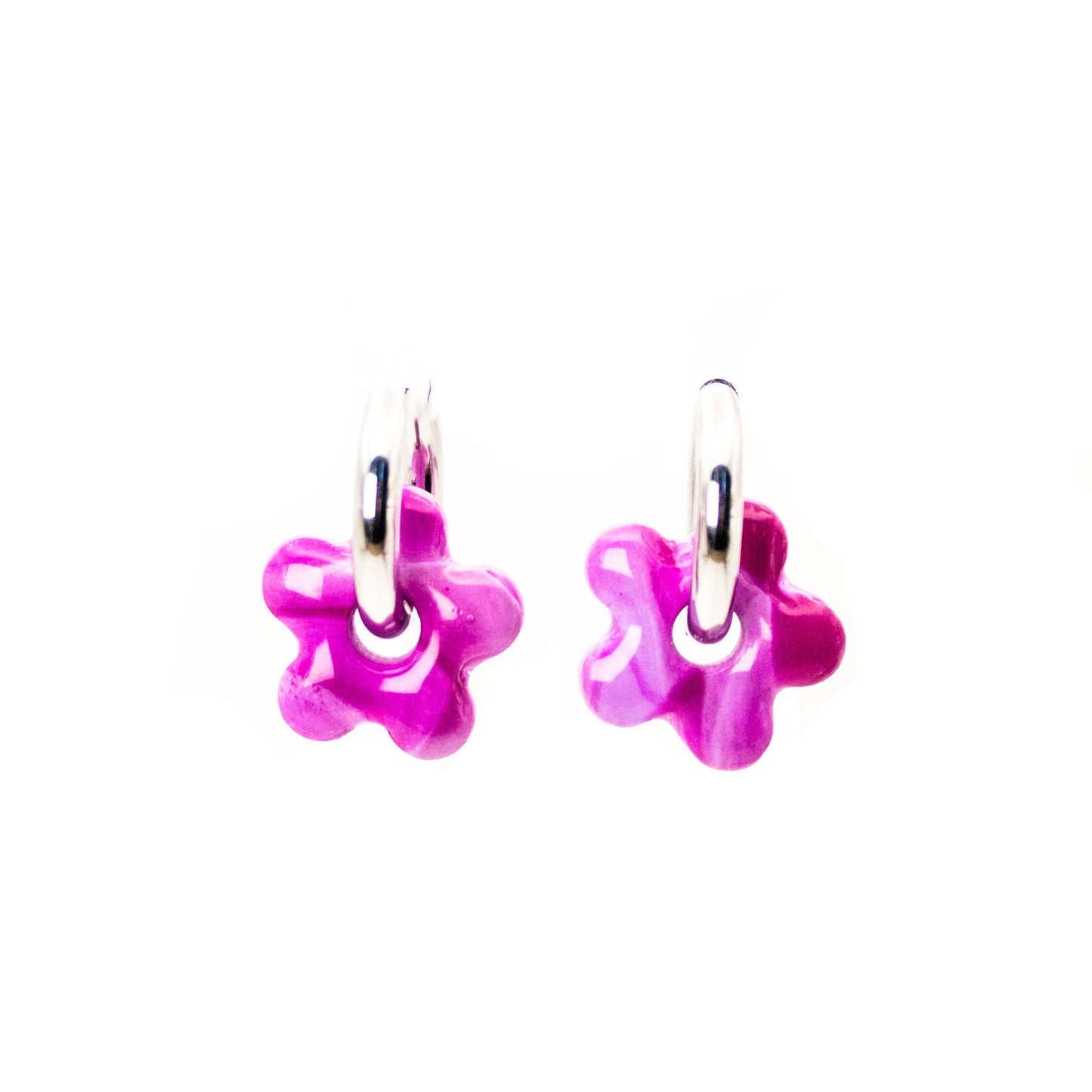 Aros Flor Elara Silver Handmade