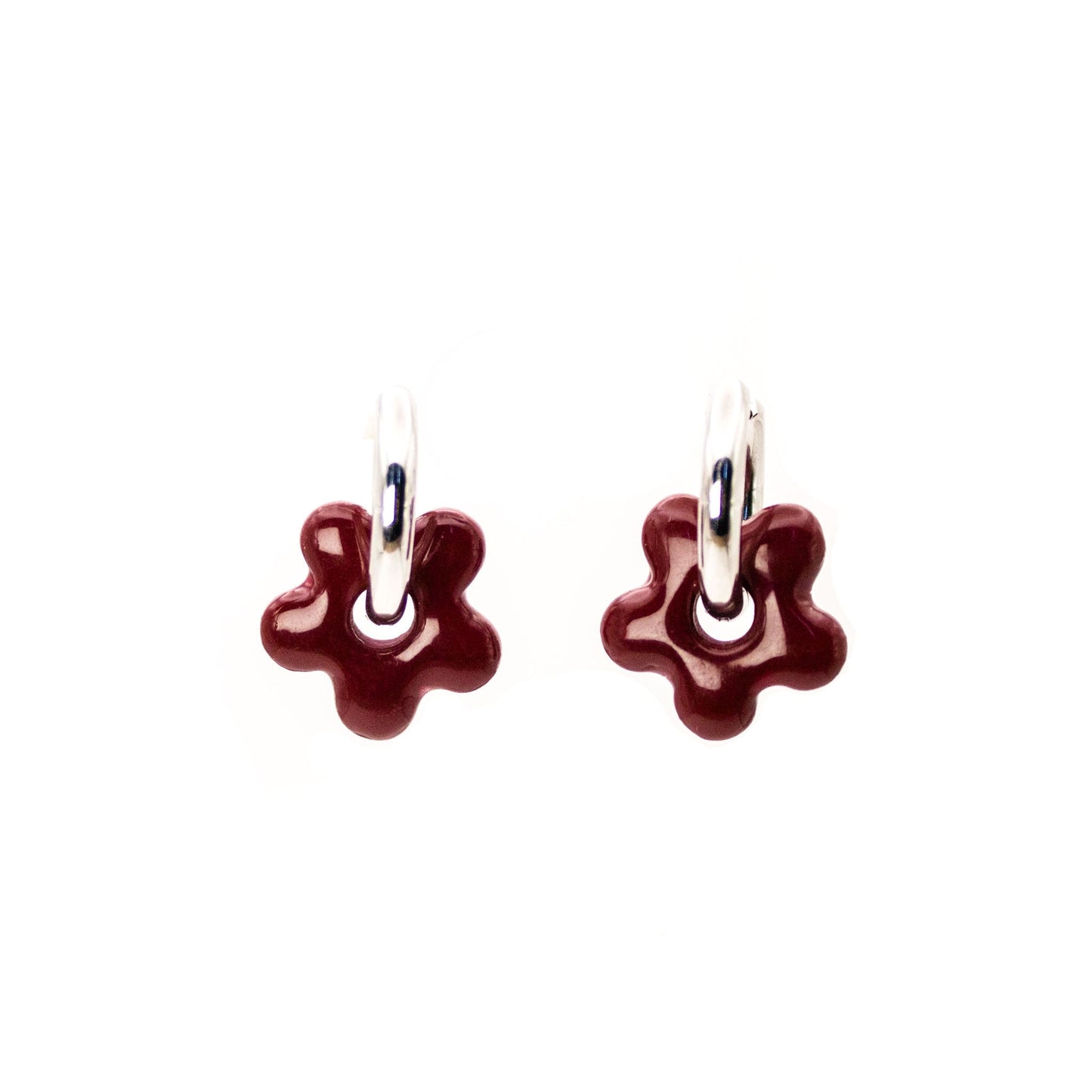 Aros Flor Magna Silver Handmade