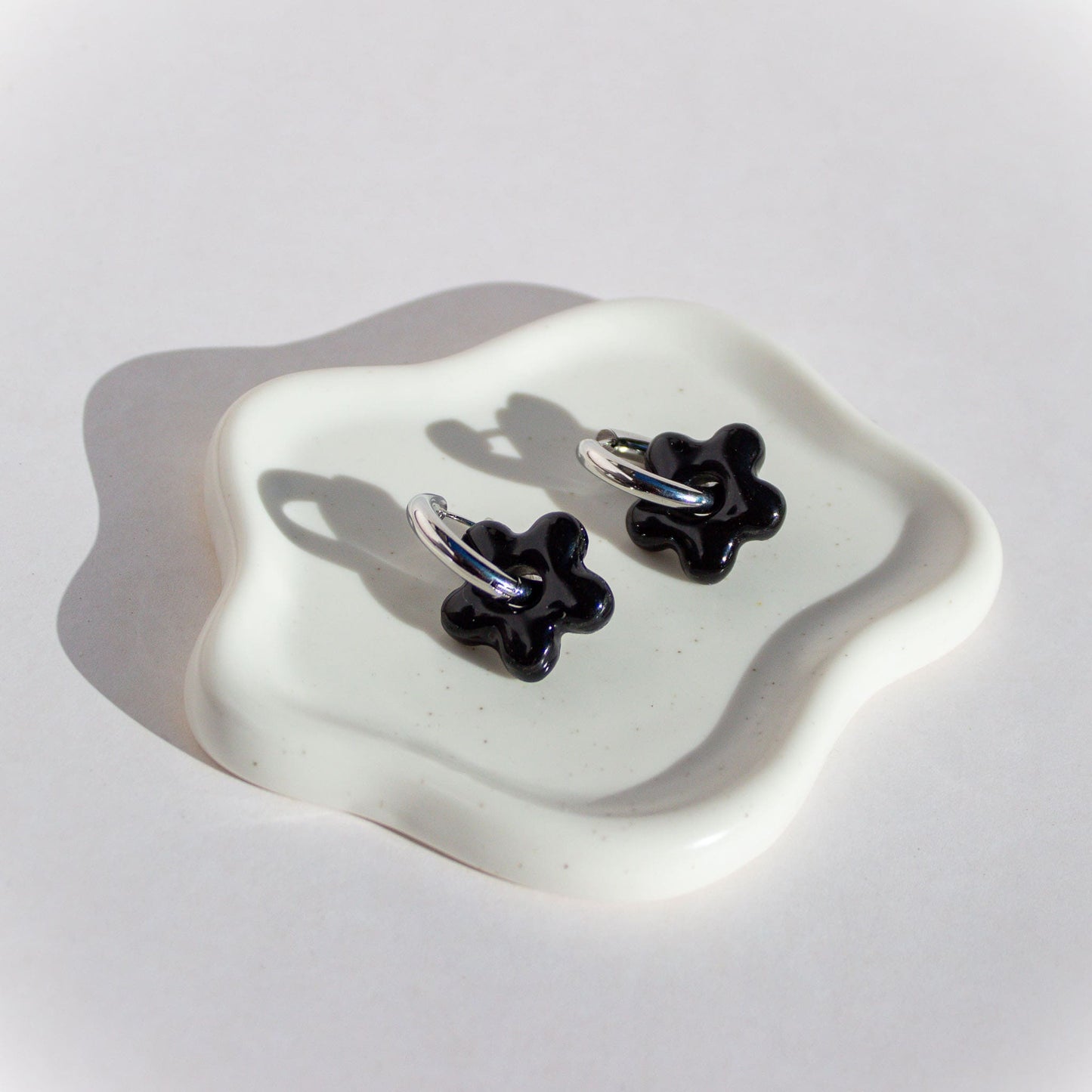 Aros Flor Nocturna Silver Escenario