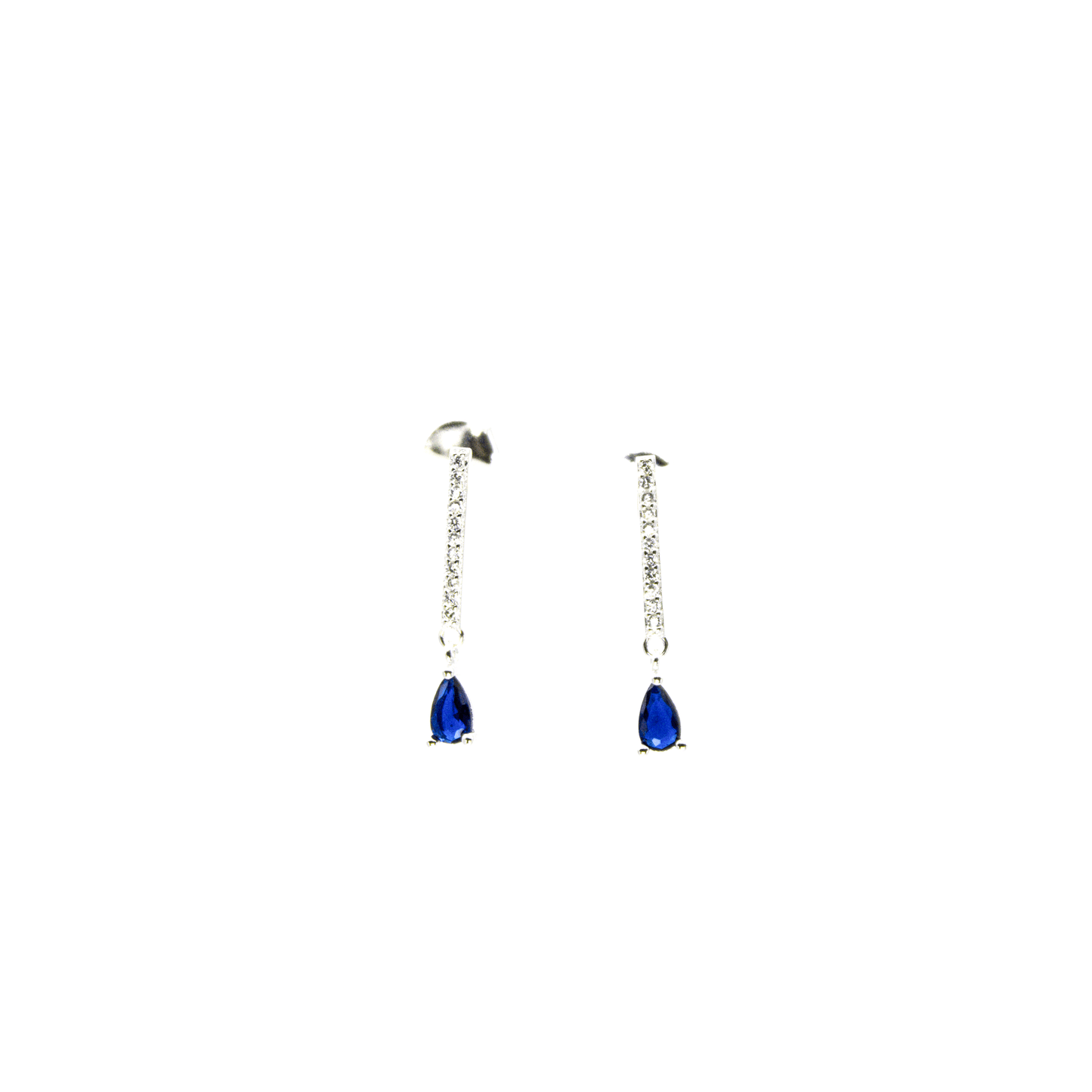 Aros Gota de Oceano Plata 925