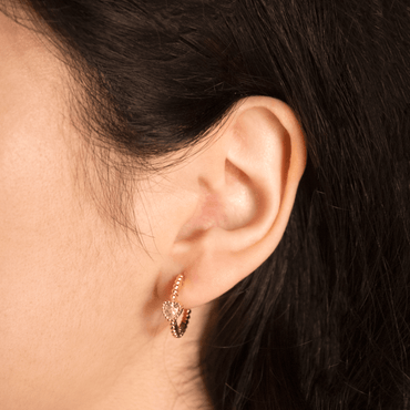 Aros Latido Dorado modelo