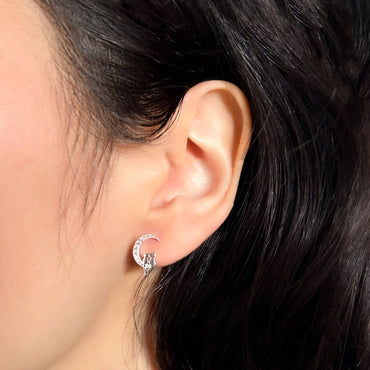 Aros Luna de Gatos Modelo