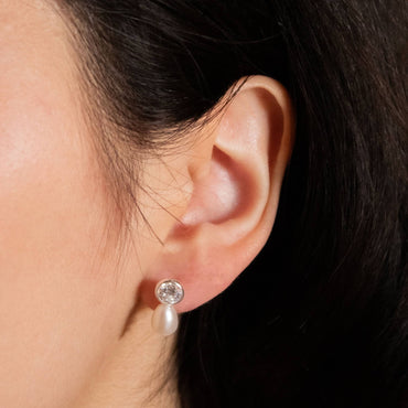 Aros Perla Ángel Modelo