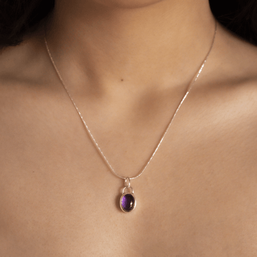 Colgante Lux Terra Amatista modelo