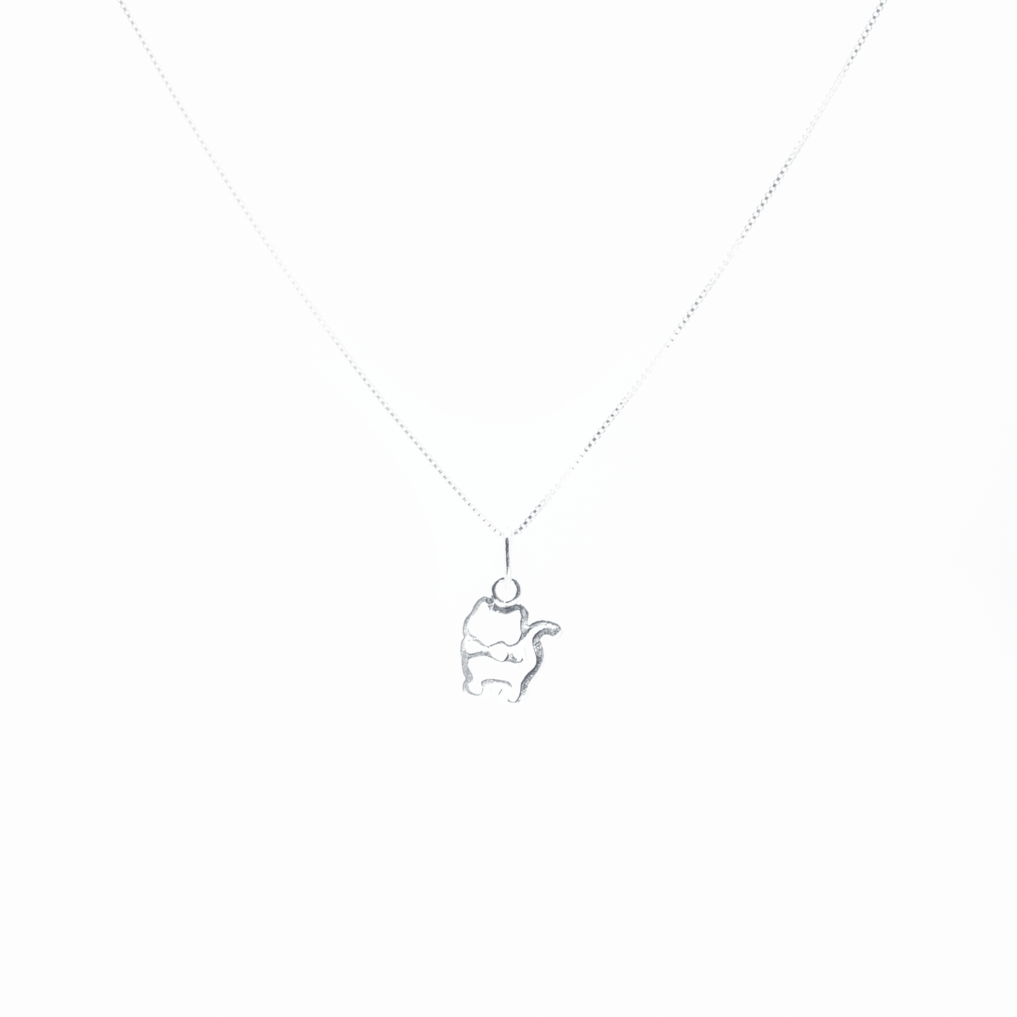 Collar Amor Gatuno Plata 925