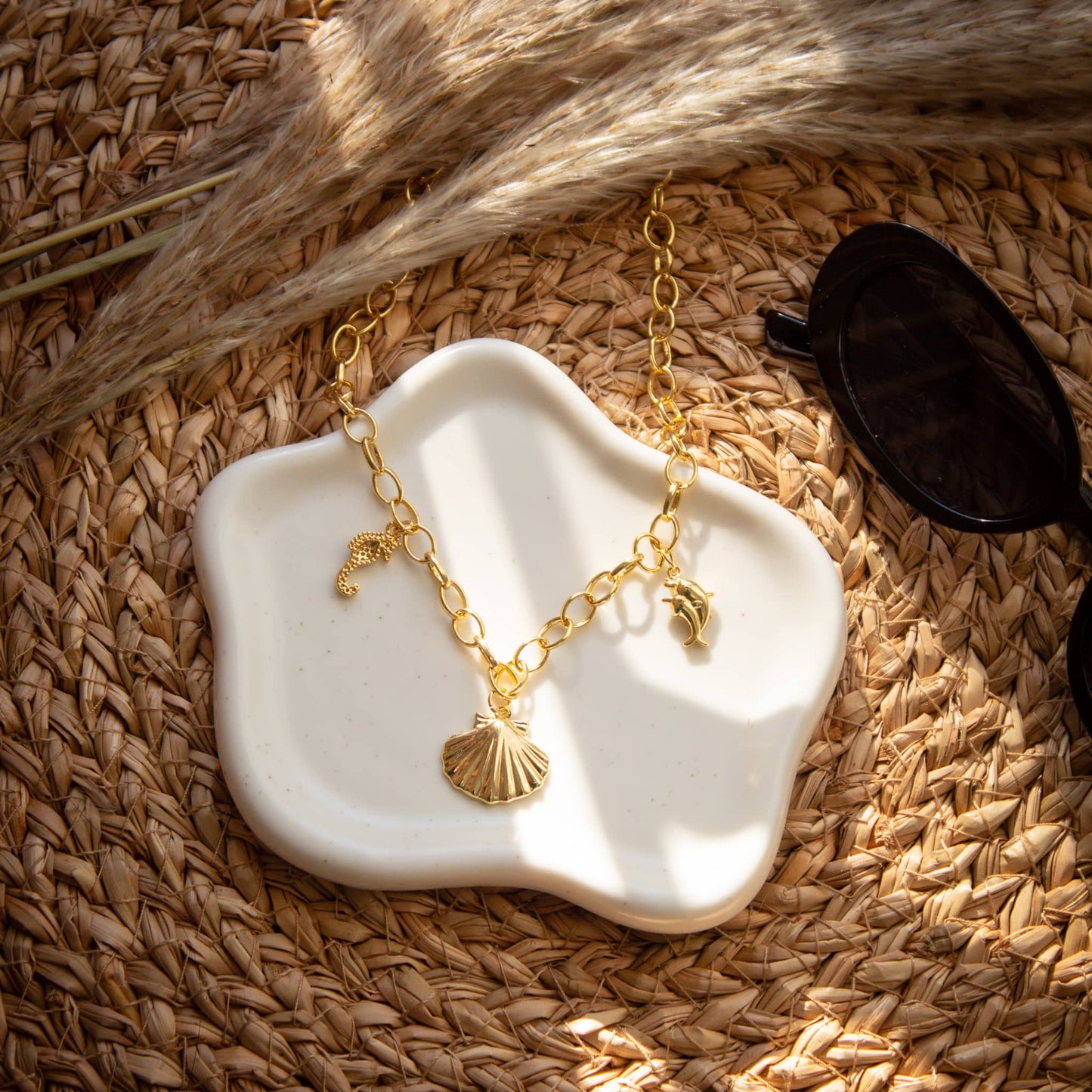 Collar Baño de Oro Bahia Golden