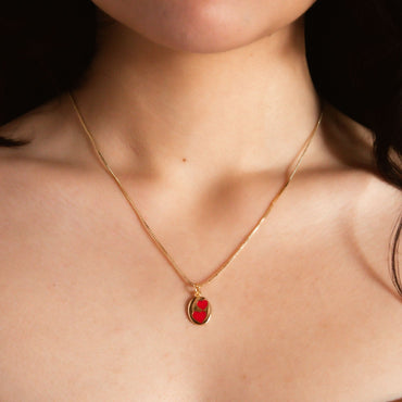 Collar Baño Oro Romantica modelo