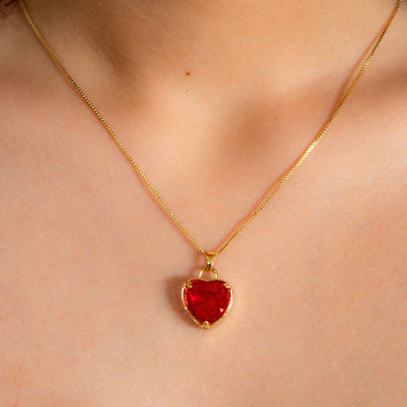 Collar Corazón Amada Modelo