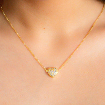 Collar Corazón Destelleante Modelo