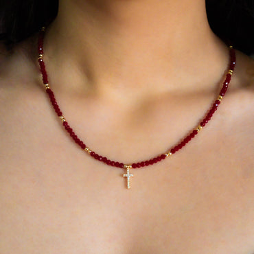 Collar Cruz Galilea Modelo
