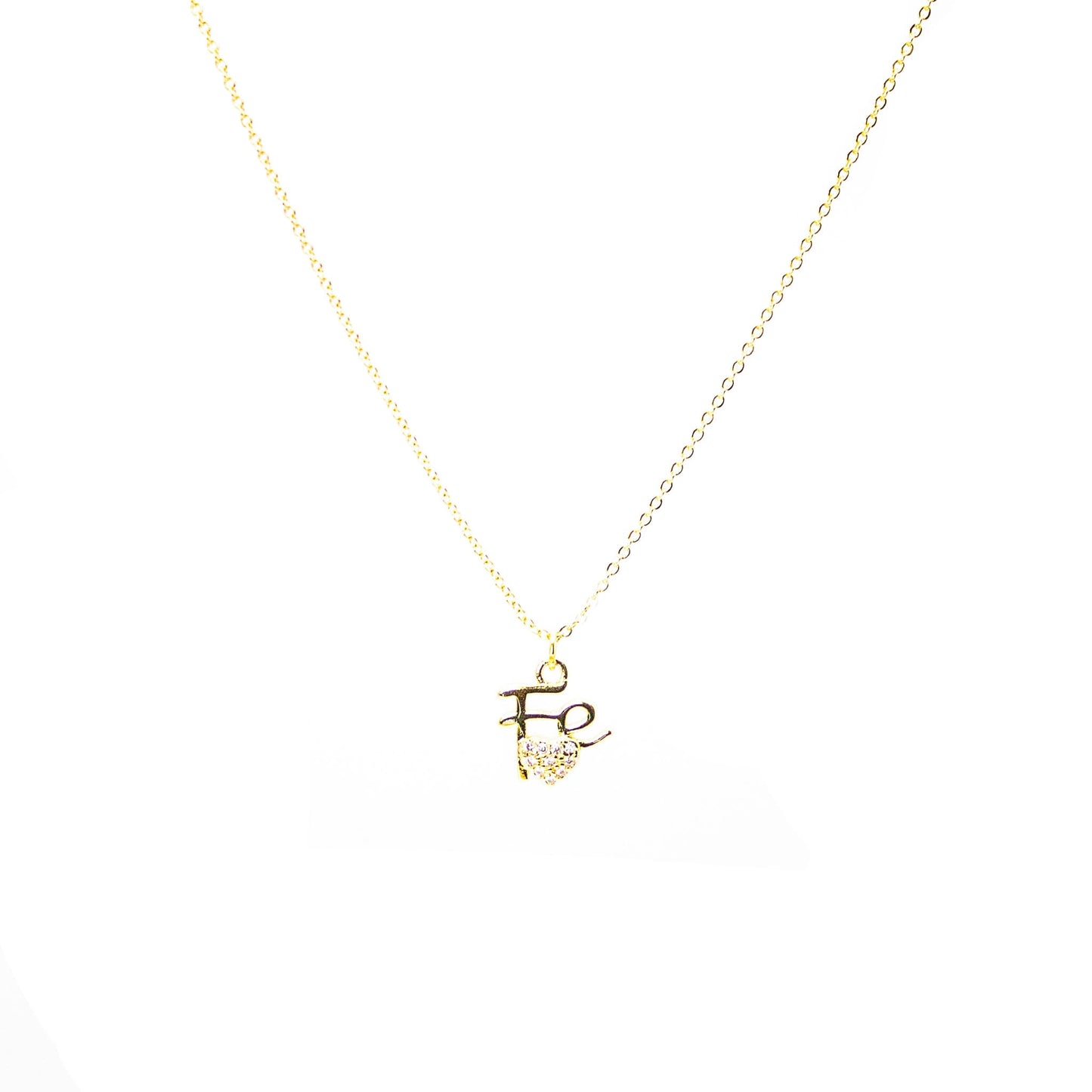 Collar Fe Pura Baño en Oro