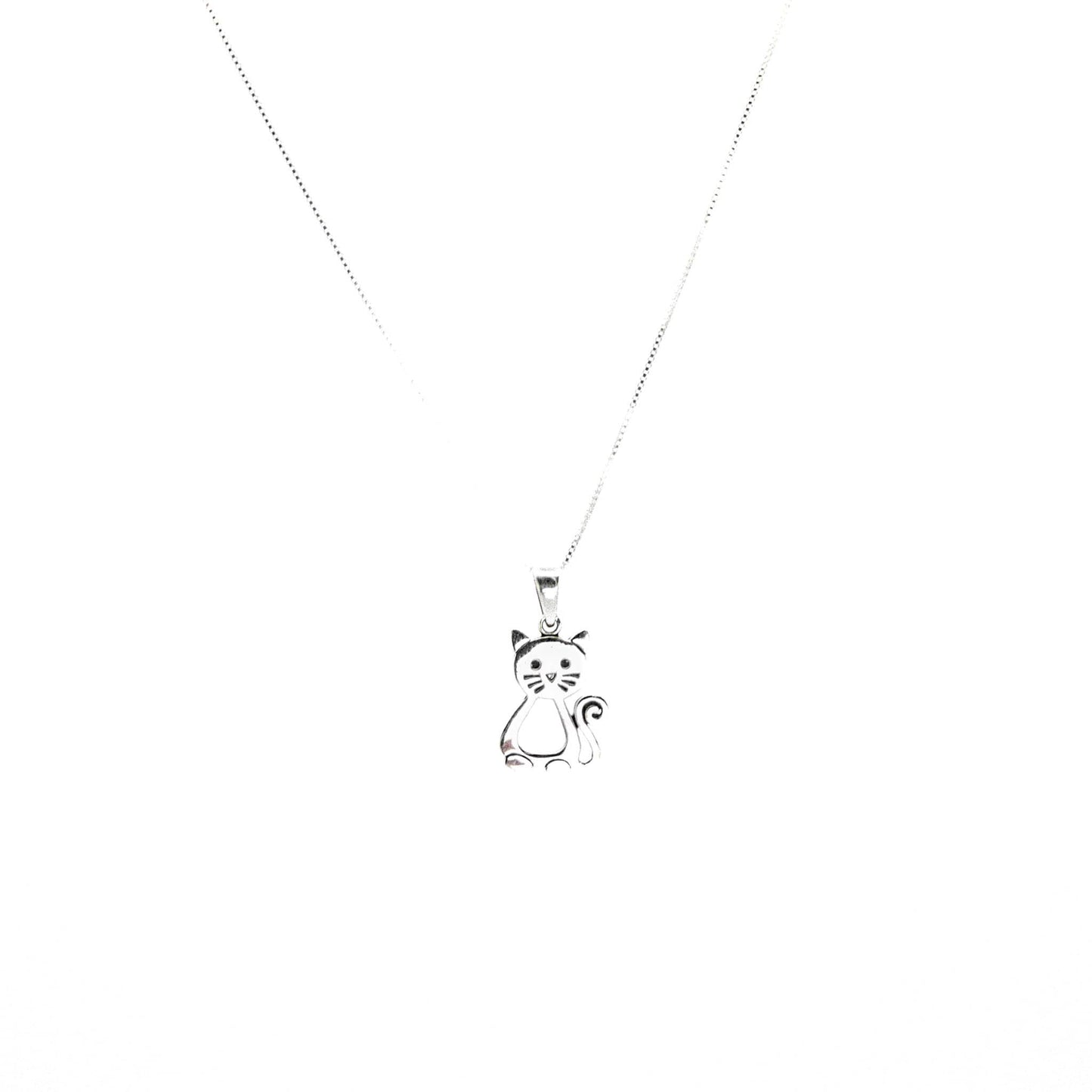 Collar Gatito Plata 925