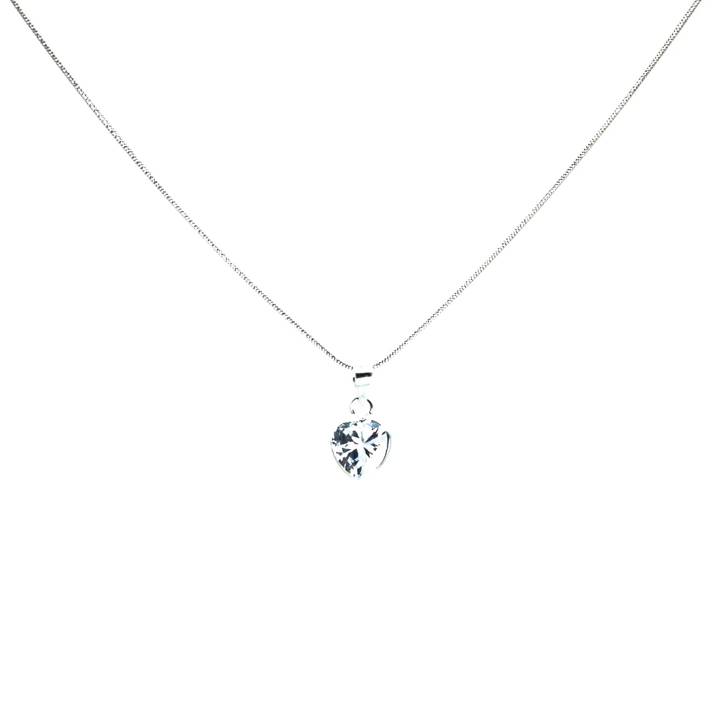 Collar Luz de Corazón Plata 925