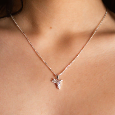 Collar Plata 925 Colibri Zoe modelo