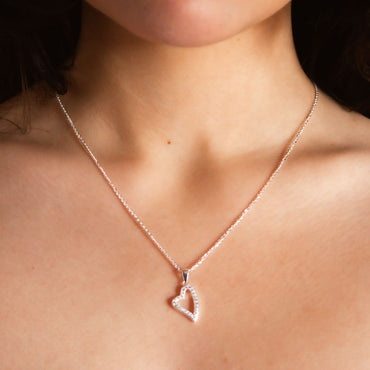 Collar Plata 925 Corazon Dara modelo