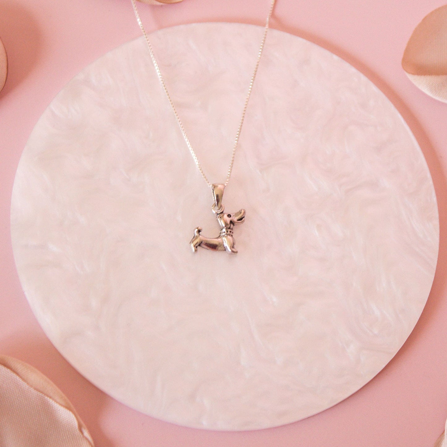 Escenario Collar Perrito Salchicha