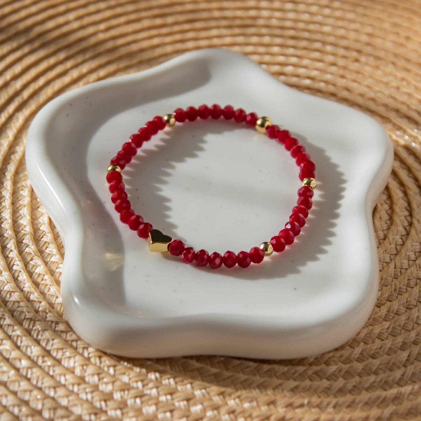 Escenario Pulsera Corazón Carmesí