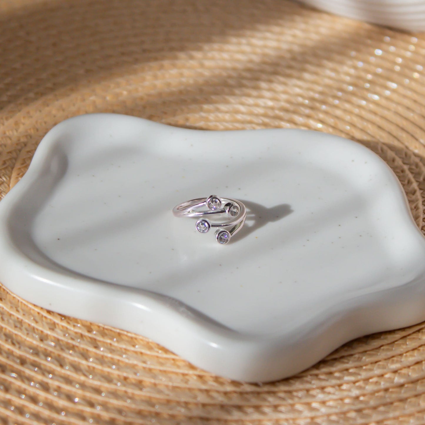 Anillo 'Hojas de Nieve' Plata 925
