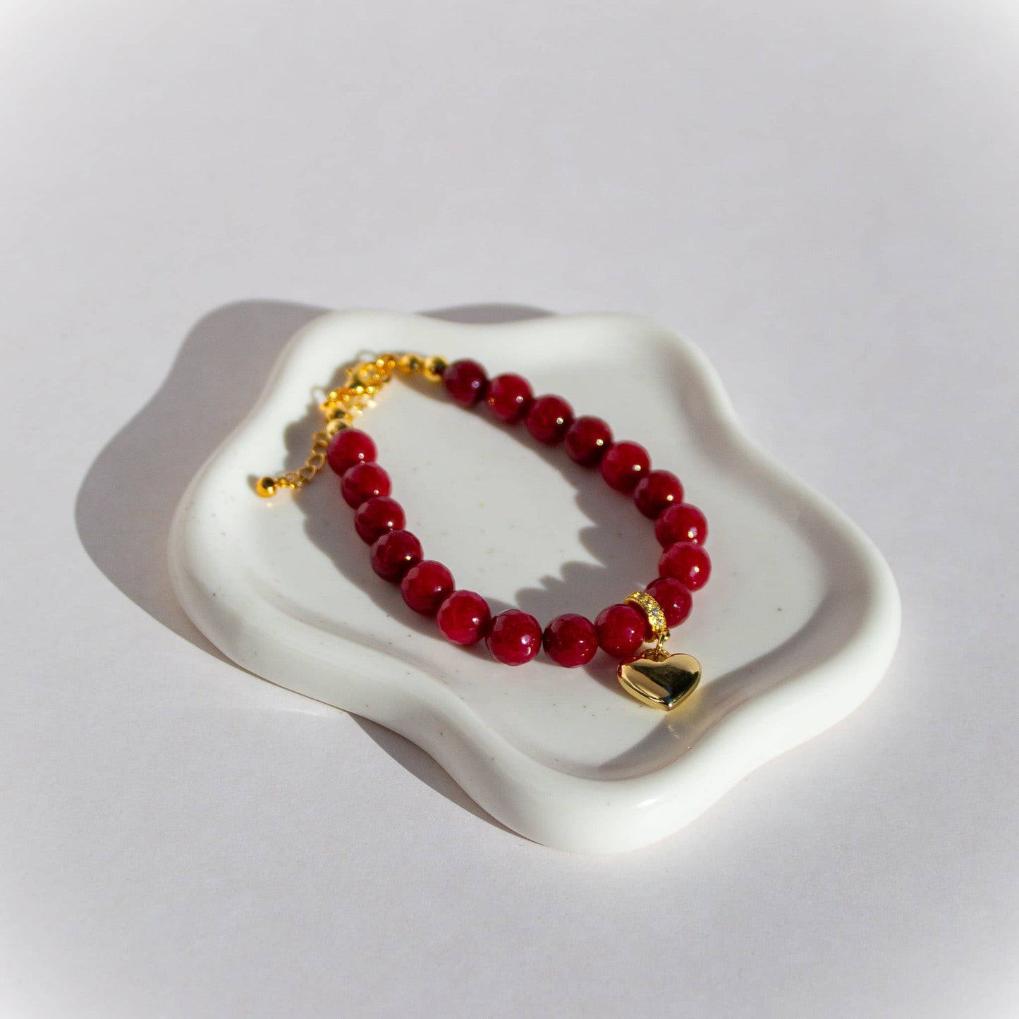 Pulsera 'Rojo Encanto' Piedras