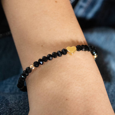 Modelo Pulsera Corazón Ébano