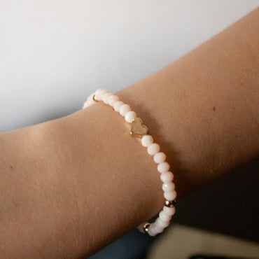 Modelo Pulsera Corazón Rosé