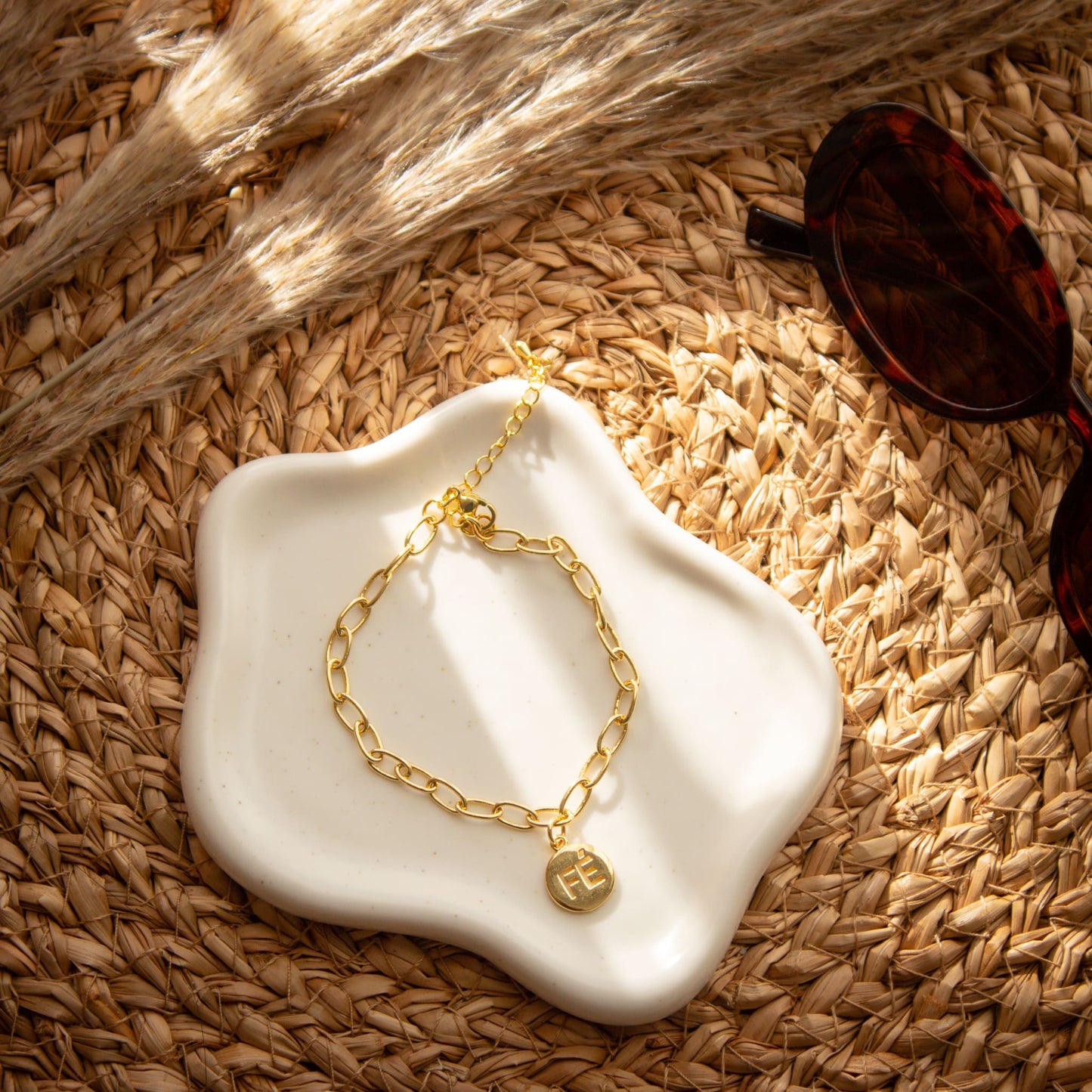 Pulsera Baño Oro Fe escenario