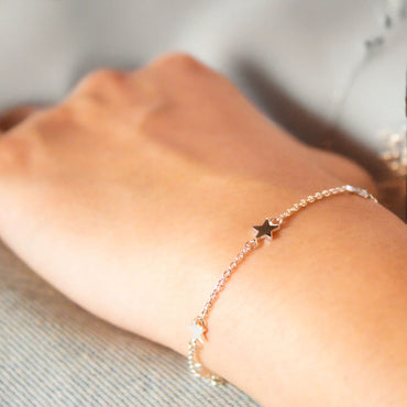 Pulsera Plata 925 Reflejo Estrellas modelo