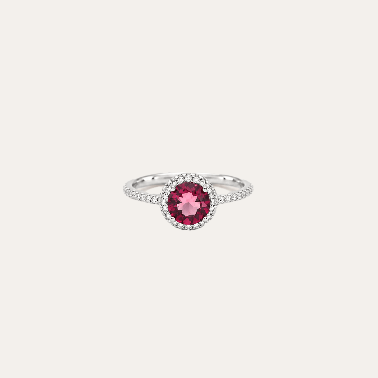 Anillo 'Rojo Amor' Plata 925