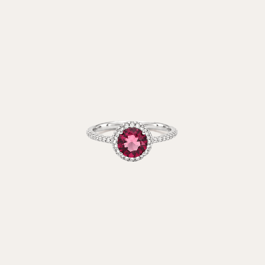 Anillo 'Rojo Amor' Plata 925