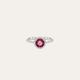 Anillo 'Rojo Amor' Plata 925