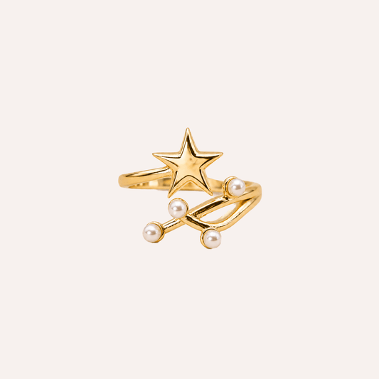 Anillo Astros baño en oro