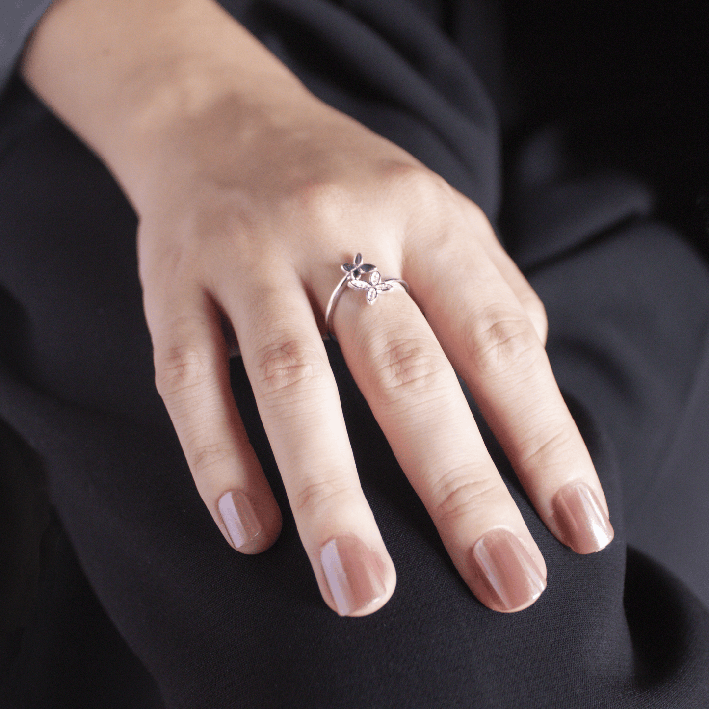 Anillo Mariposas modelo