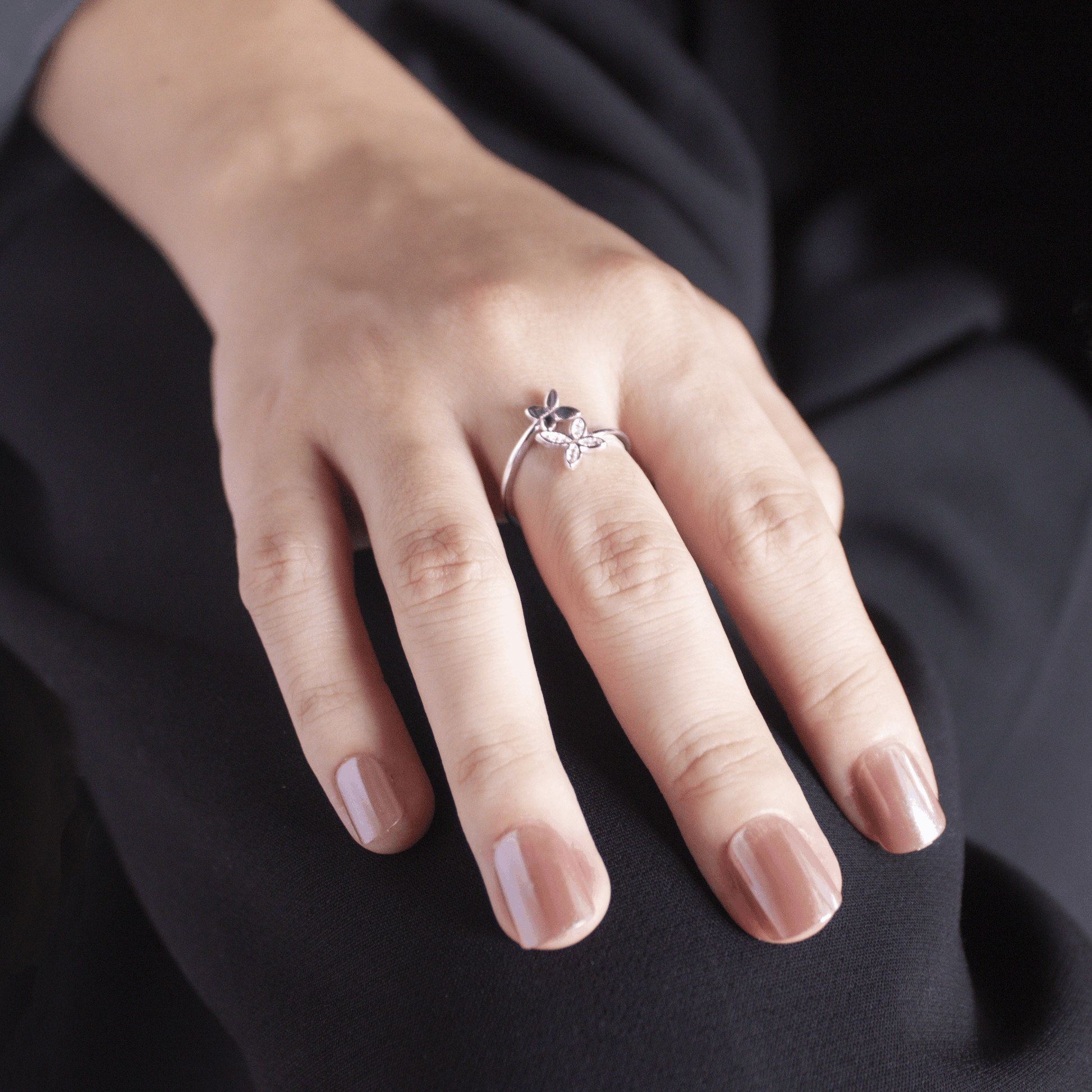 Anillo Mariposas modelo