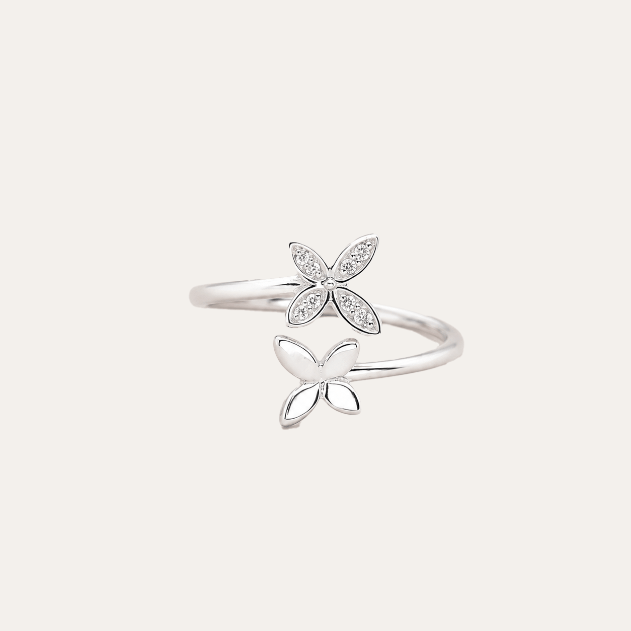 Anillo Mariposas Plata 925