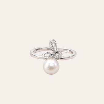Anillo Perla Iris Plata 925