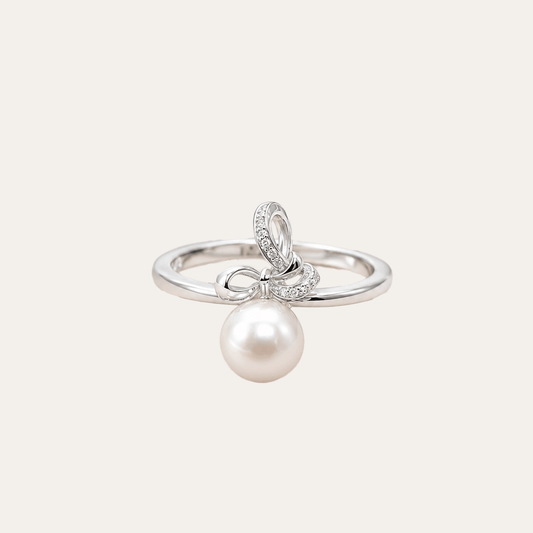 Anillo Perla Iris Plata 925