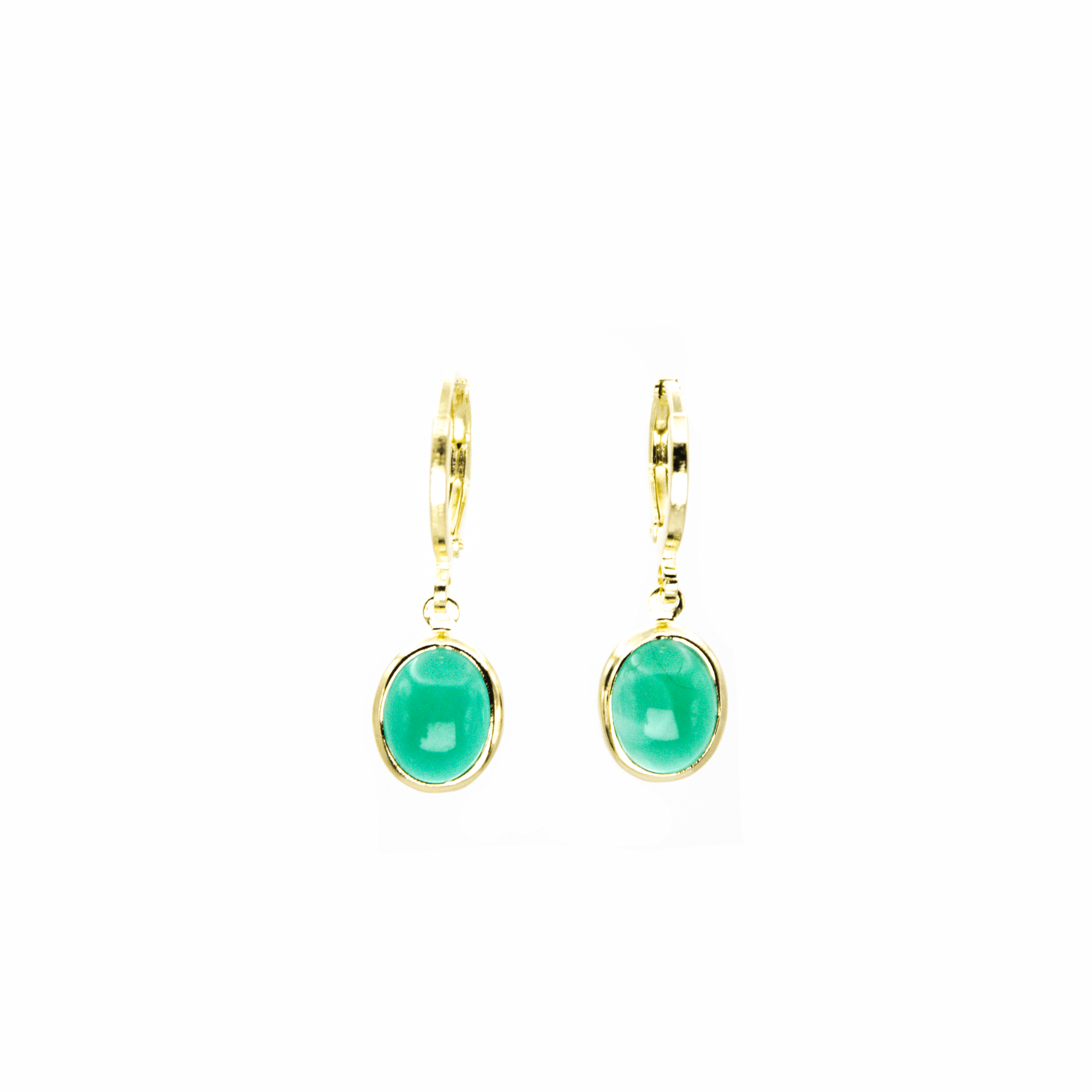 Aros Amazona enchape en oro