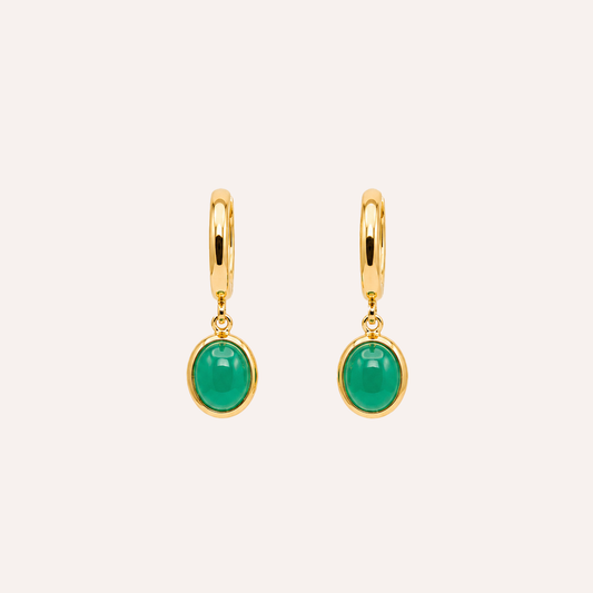 Aros Amazona Enchape Oro