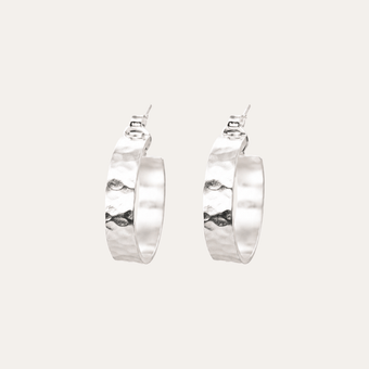Aros Argolla Elysa Plata950