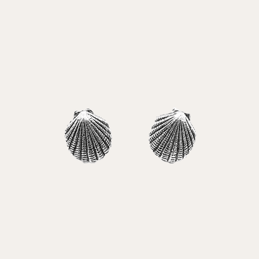 Aros Conchita de mar Plata 925