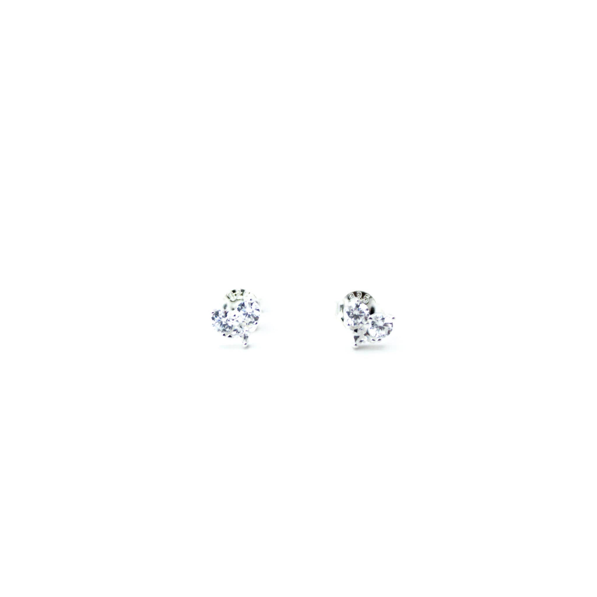 Aros Corazón Ama Plata 925