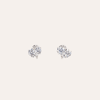 Aros Corazon Ama Plata 925