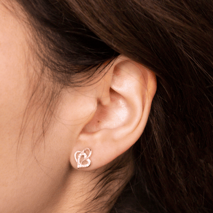 Aros Corazones enlazados modelo