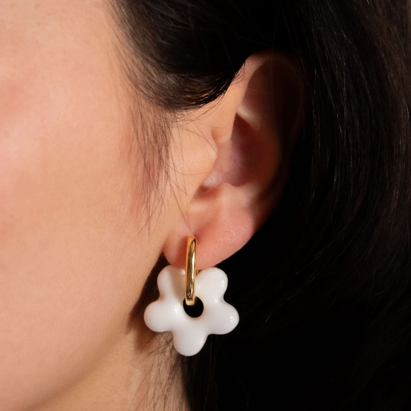 Aros Flor Brisa Handmade Modelo