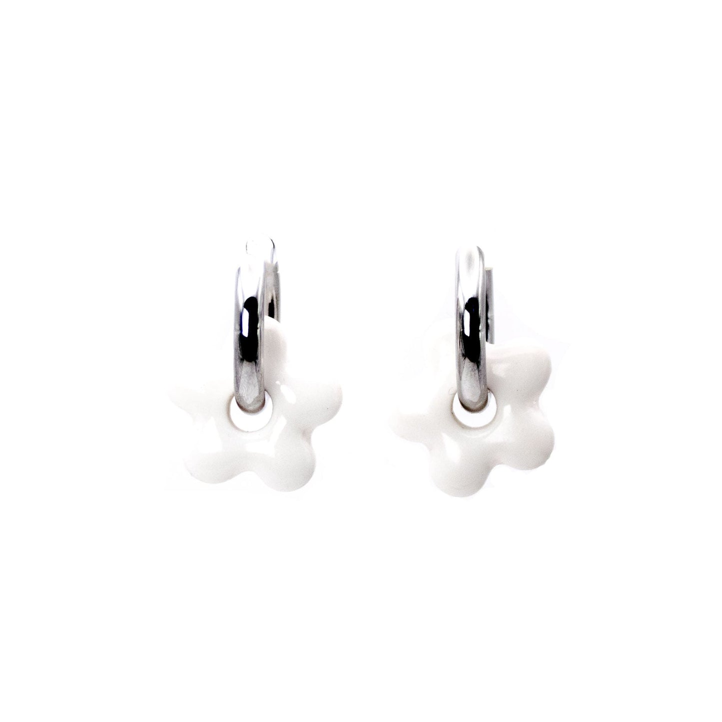 Aros Flor Brisa Silver Handmade