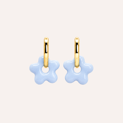 Aros Flor Marina Gold Handmade