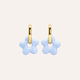 Aros Flor Marina Gold Handmade